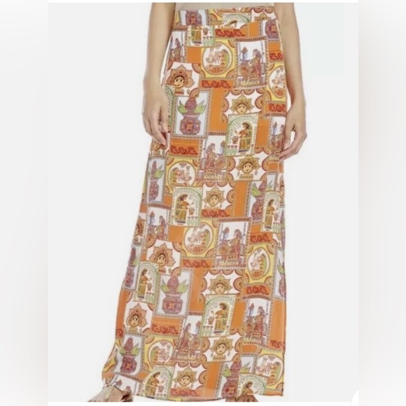 Calypso St. Barth Rare Tenaja Tank Top And Skirt Silk Set - Picture 3 of 12